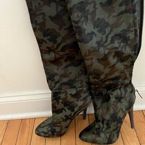 Nine West Camo boot
